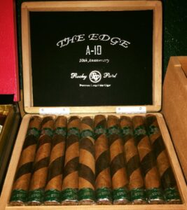The Edge A-10 Box of Rock Patel Edge A-10 cigars